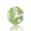 D148F Jewelry Braclet Charms Silver 925,enamel Grass Green Sagittarius Beads