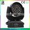 Guangzhou Baiyun 36x10w Rgbw 4in1 Led Zoom Moving Head Washer Stage Dj Light