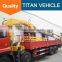 Crane truck 2 ton to 12 ton mobile hydraulic knuckle telescopic crane truck for sale