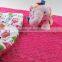 Wholesale lovely handmade snugly soft delightful printed minky crib quilt