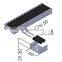 JY-2046D|Sliding track plus diameter 34mm black wheel|Warehouse conveyor slide rail