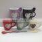 fine best quality good quality Ceramic mugs cups ,glazed color hot selling,custom logo designs,many designs with color box