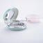 cosmetics packaging 15g plastic round white silver BB CC air cushion compact