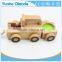 baby wooden sounding car toys/ pull along Mini wood car with xylophone in toys