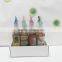 250ml square glass oil and vinegar bottle with decal