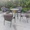 garden furniture aluminum coffee table and chair set