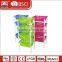 Modern Stackable Display Plastic Shelf Racks With Caster For Show or Storage