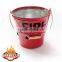 Popular OEM Fire Bucket High quality Camping BBQ Set Portable Charcoal Barbecue Grill