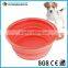 cheap silicone pet dog water bowl