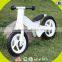 2017 New design wooden white balance bike children wooden white balance bike baby wooden white balance bike W16C154