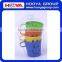 4 pcs Promotional plastic cups wholesale cheap unbreakable plastic cup