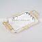 Gold Stainless Steel decorative tray for wedding