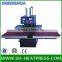 Pneumatic double stations swing arm heat press machine