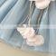 2017 Gauze Pink Bule Summer Dress Elastic Fashion Latest Skirt Design Pictures