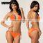 Multicolor nylon xxx photos bikini blank swimwear with chest pad