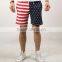 mens usa flag shorts, american style cotton shorts