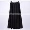 F20027A solid color big swing skirts women cotton linen A line skirts