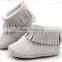 2017 Winter Toddler shoes leather moccasins boot outsole for baby boot