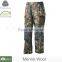 Custom made militaryclothes, 100%merino wool camouflage hunting clothes