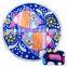 Microfiber Large Round Beach Blanket With Fringes Round Beach Mat