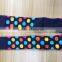 Mid-calf teen girl colorful dot jacquard full terry crew fashion tube socks women