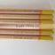 6pcs HB Basswood Pencils with dipped head in opp bag