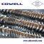 extruder conical twin screw and barrel for D65/132