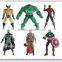 (Low Price)The Avenger action figure set of 6pcs PVC toys 5inch with light Marvel model dolls