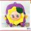 animal shaped design soft carton backpack bag for babies