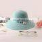 Bohemia Sunshade Straw Hat Handwork Beach Cap Shell a String Of Beads Sunbonnet