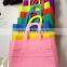 cheap colorful silicone beach bag for women handbag