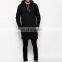 China Supplier Men's Clothing Custom Cotton/Polyester Fleece Extra Long Tail Hoodie Sweatshirt