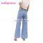 Bulk China Wholesale New Style Fashion Loose Light Blue Ladies Jeans Pants