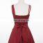 Grace Karin Fashion Elegant Women Taffeta Long Evening Dresses Burgundy CL6078