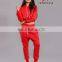 brand cheap tracksuit/thailand quality tracksuit/women tracksuit set