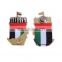 Souvenir UAE National Day Gift Items Keychain Soft Enamel UAE Flag Keyrings
