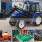 4x4 wheel drive China mini Tractor front end loader with mower