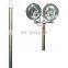 6m aluminum lighting telescopic mast LED lights mast pole by pneumatic