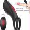 Dual Vibrating Penis Ring Silicone Vibrator Sex Toy For Men