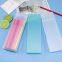 WEISHENG Factory Double Long Pencil Box Rectangle Crayons Color Pens Highlighter Stationery Case Boxes