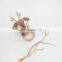Yarncrafts  Natural Wooden Baby Toys Cotton Crochet Animal Teething Ring Teether Rattle