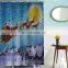 Polyester printed Bathroom Shower Curtain with competitive price