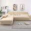 i@home home decor quality knitted plain full stretch sectional l shaped sofa cover slipcover protect