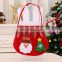 Fancy Santa Claus nonwoven fabric felt tote christmas candy bags