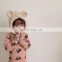 4142/2020 Newest winter fashion fleece-lined kids pajamas sets causal cute warm toddler girl sets
