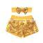 2PCS Newborn Kids Baby Girl Bow-Knot Party Shorts Bottoms Sequin Pants Summer