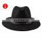 Adjustable Felt hats Women Winter Church hat Men Autumn Jazz Panama Hats Vintage Wide Brim Fedora with Belt Buckle Trilby hats