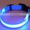 HQP-XP02 HongQiang Adjustable LED Flash Pet Dog Training Collar Puppy Safe Luminous Flashing Necklace Pet Supplies