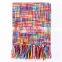High Quality Tropical Style Multi-Color Rainbow Throw Blanket 63" X 49"
