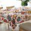 Rectangle Table Cover Medallion&Native American Pattern Tablecloth Cotton Linen Table Cloth